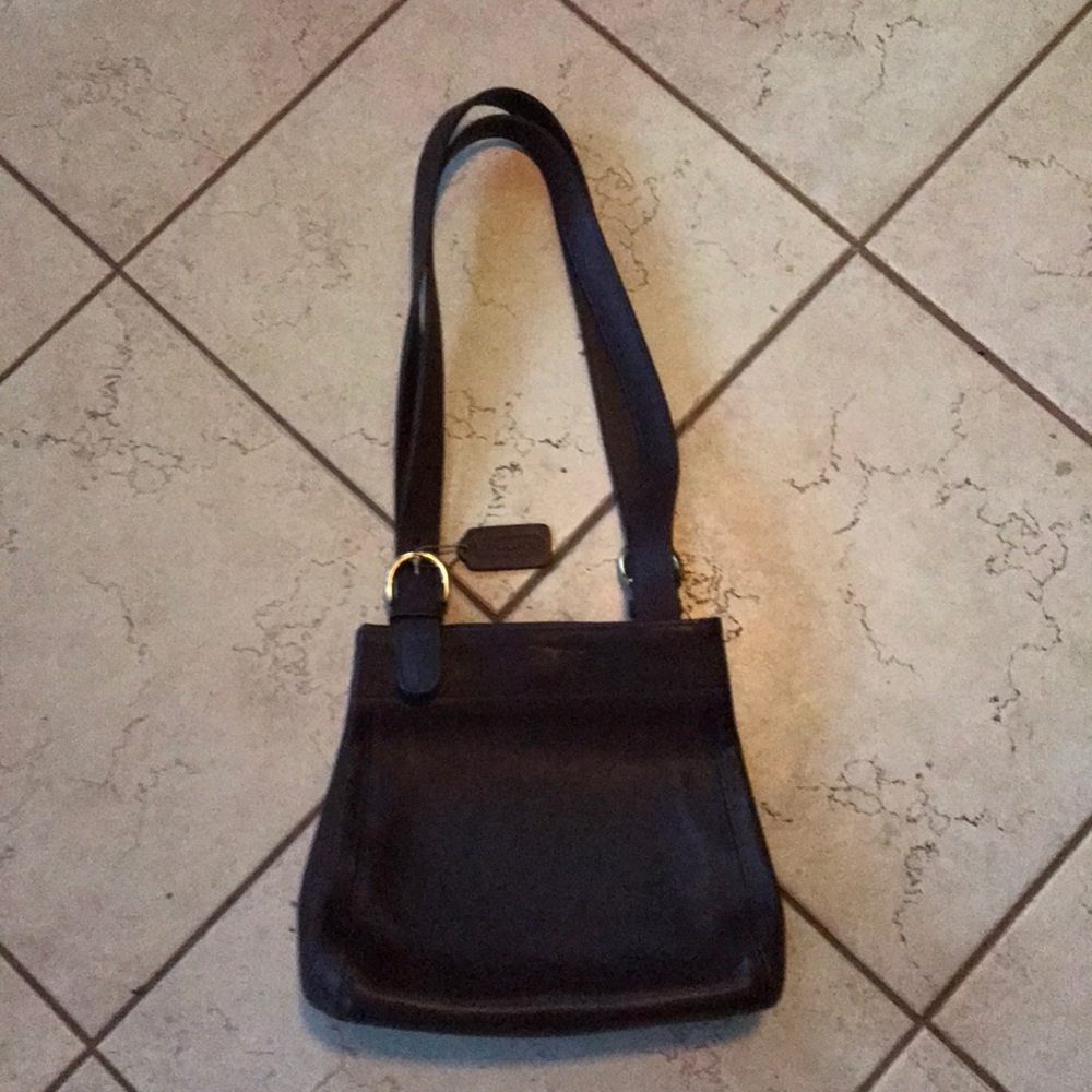 Vintage Coach Dark Brown Bag
